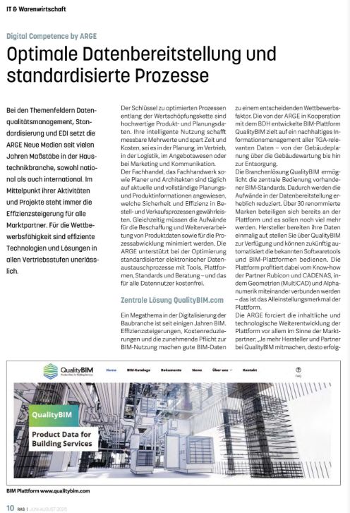 Digitalisierung in der TGA – QualityBIM schafft Mehrwert für Planer und Architekten